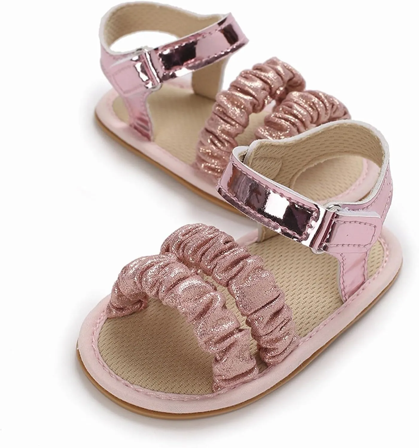 girls size 1 sandal Ruffle Bowknot Premium Soft Sole Open Toe Breathable Summer Outdoor Shoes Baby Sandals 0 12 Months