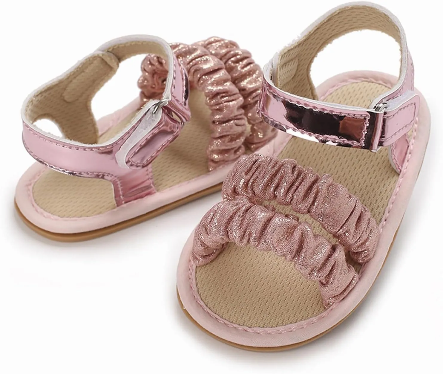 girls size 1 sandal Ruffle Bowknot Premium Soft Sole Open Toe Breathable Summer Outdoor Shoes Baby Sandals 0 12 Months