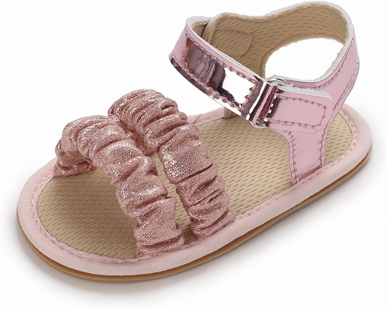 girls size 1 sandal Ruffle Bowknot Premium Soft Sole Open Toe Breathable Summer Outdoor Shoes Baby Sandals 0 12 Months
