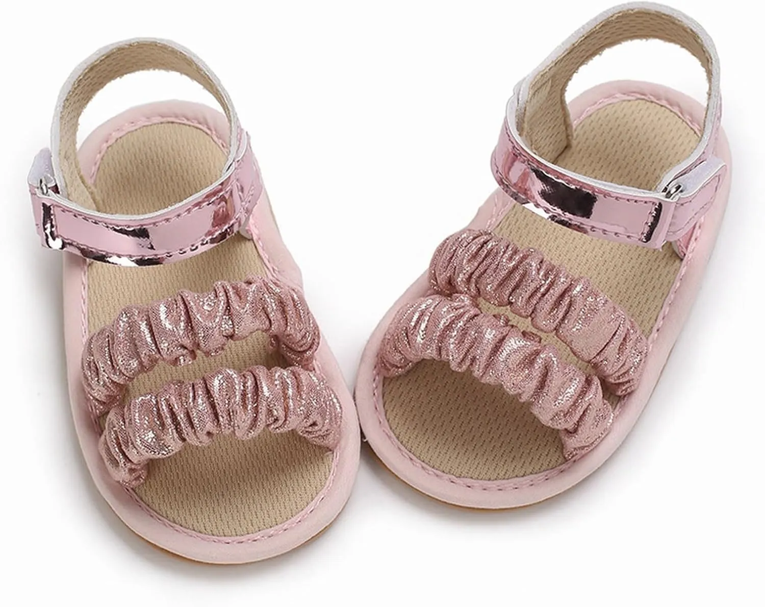 girls size 1 sandal Ruffle Bowknot Premium Soft Sole Open Toe Breathable Summer Outdoor Shoes Baby Sandals 0 12 Months