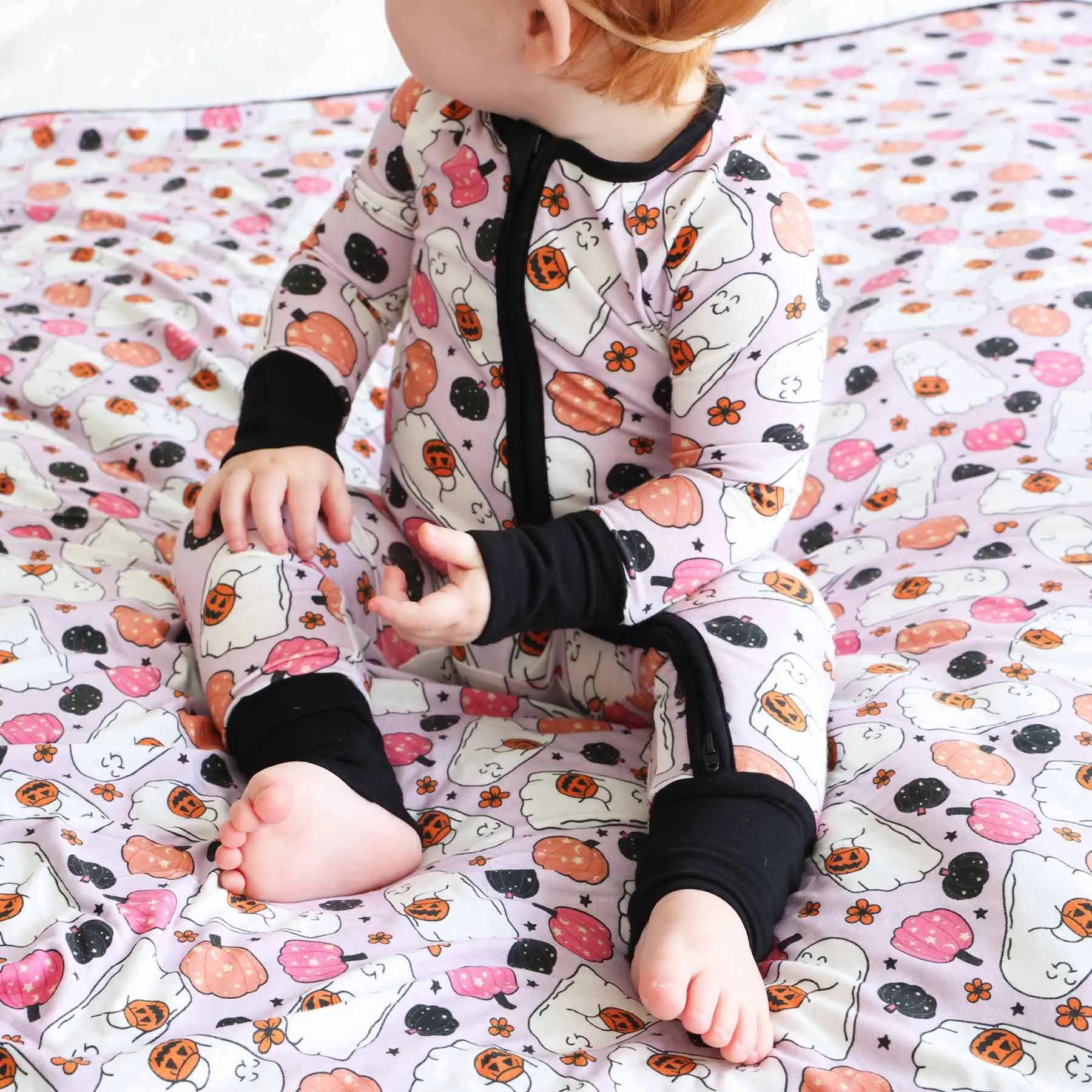 Girly Ghouls Convertible Zip Romper