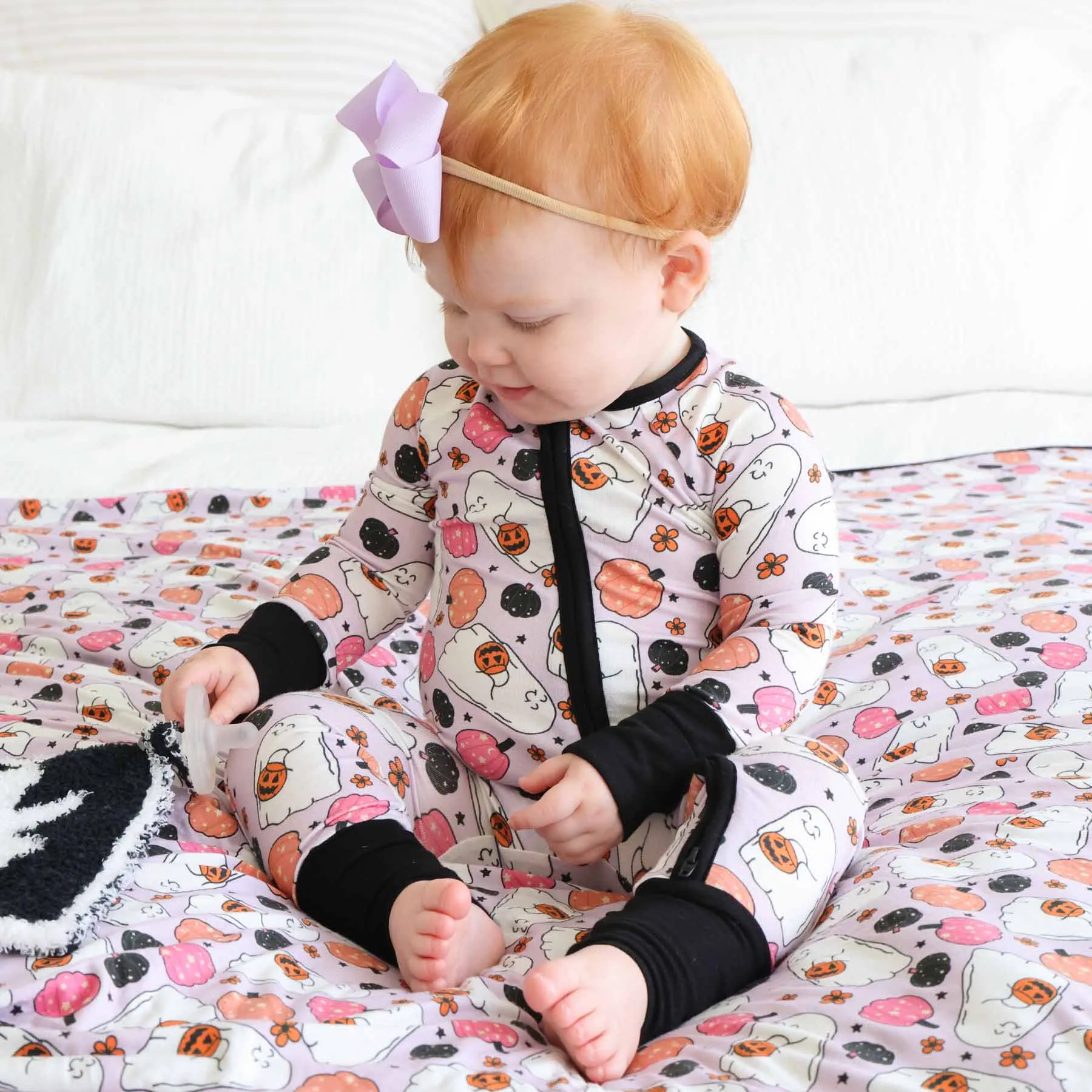 Girly Ghouls Convertible Zip Romper