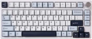 GK GAMAKAY TK75 HE Rapid Trigger Mechanical Keyboard Hall Effect Hot-swap Magnetic Switch, Snap Tap, 81 Keys PBT Keycap Bluetooth/2.4GHz/Wired 75% RGB Esports Gaming Keyboard (Magnetic Mercury Switch)
