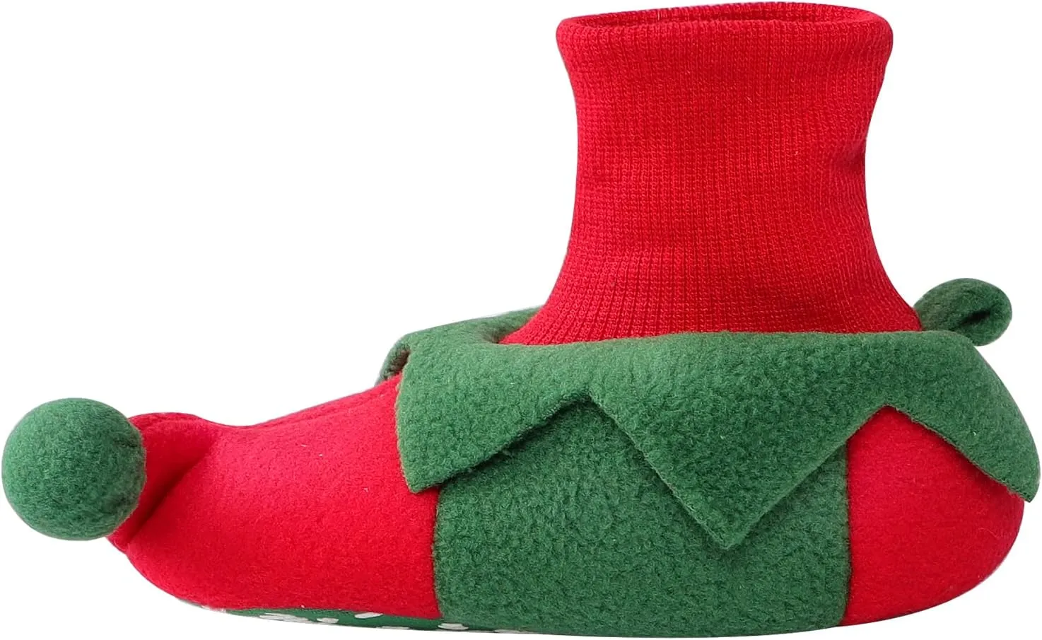 GREUS Baby Girl Boy Walking Shoes, Christmas Baby Shoes Infant Christmas Outfit Santa Newborn Slippers Socks Kids Winter House Shoes Cute Baby Booties Plush Toddler Soft Sole Shoes 6-12 Months Size 5