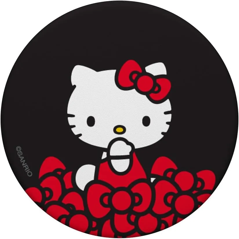 Hello Kitty Bows PopSockets PopGrip: Swappable Grip for Phones & Tablets