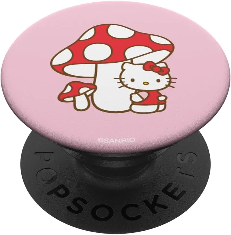 Hello Kitty Spring Mushroom PopSockets PopGrip: Swappable Grip for Phones & Tablets