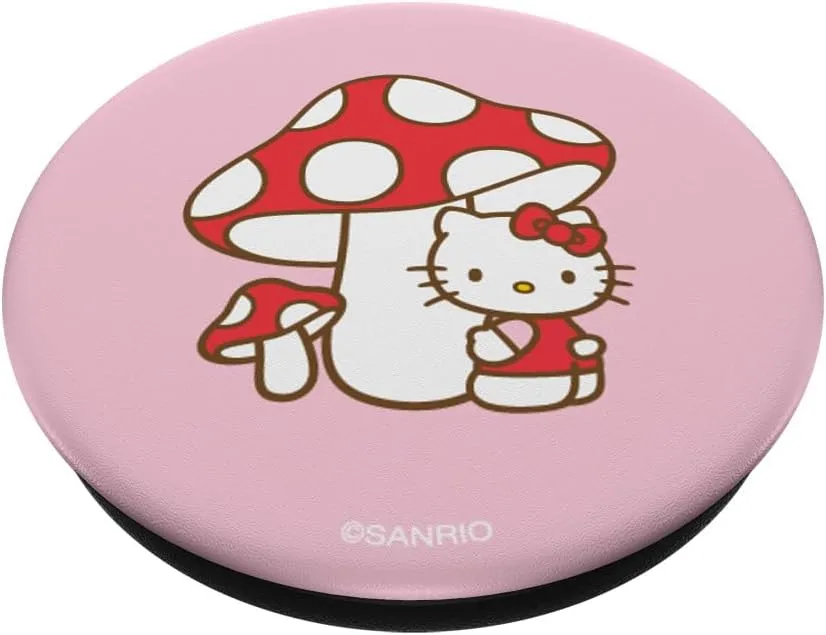 Hello Kitty Spring Mushroom PopSockets PopGrip: Swappable Grip for Phones & Tablets