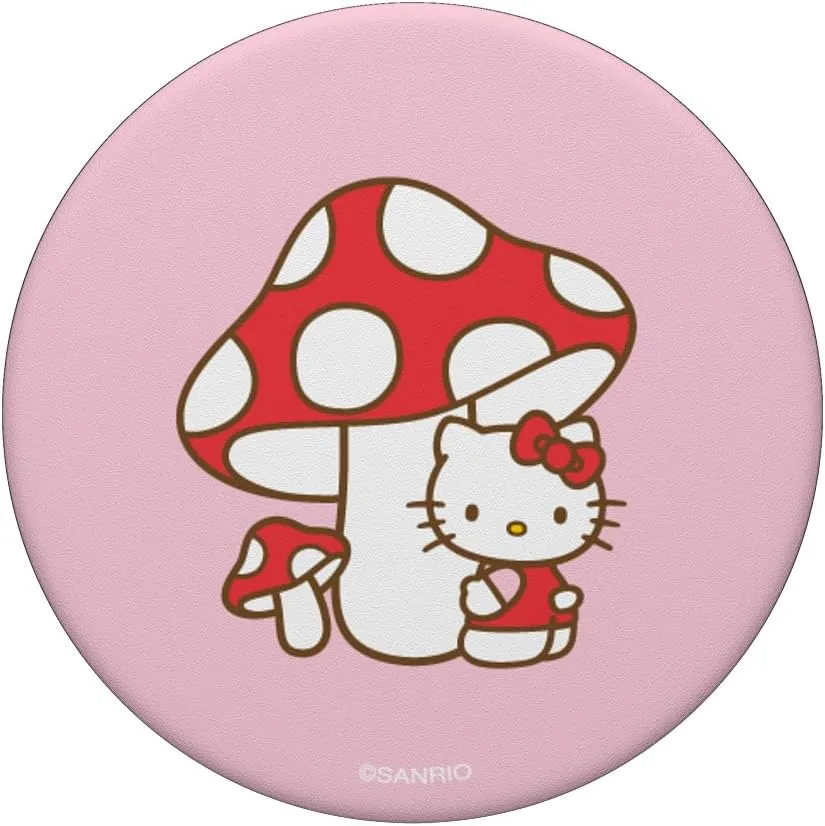 Hello Kitty Spring Mushroom PopSockets PopGrip: Swappable Grip for Phones & Tablets