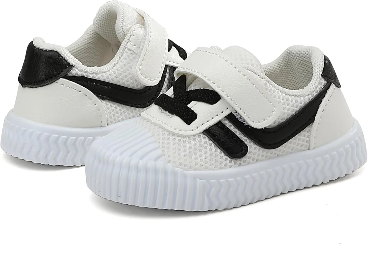 HLMBB Baby Shoes Sneakers for Infant Toddler Girls Boys Kids Babies 6 9 12 18 Months Pre Walker Black