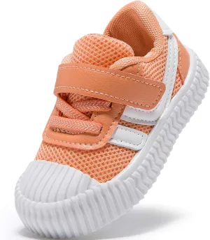 HLMBB Baby Shoes Sneakers for Infant Toddler Girls Boys Kids Babies 6 9 12 18 Months Pre Walker Black