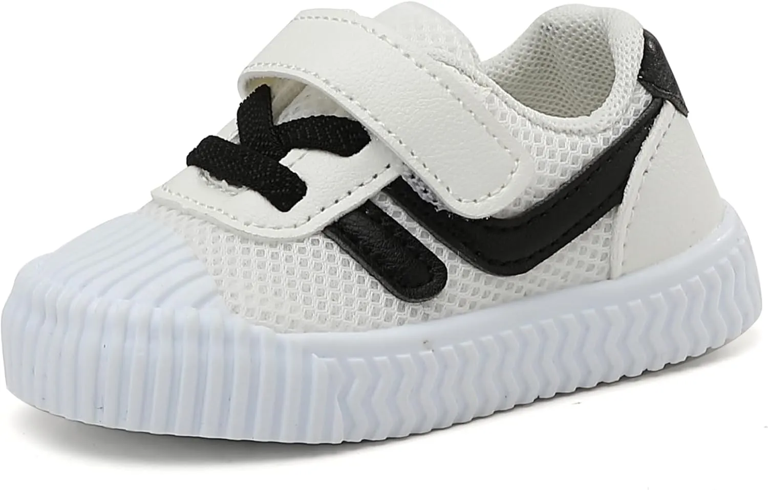 HLMBB Baby Shoes Sneakers for Infant Toddler Girls Boys Kids Babies 6 9 12 18 Months Pre Walker Black