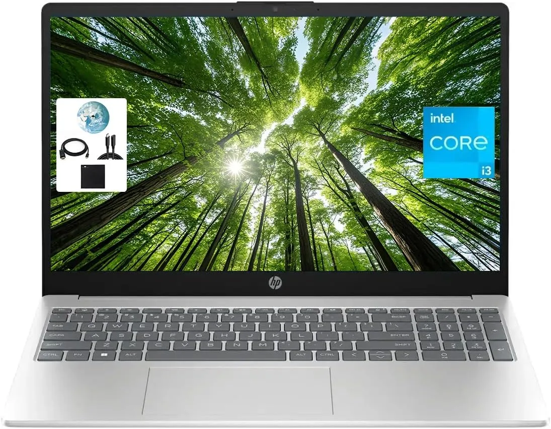 HP 15.6 Touch-Screen-Laptop, 32GB RAM 1TB SSD Intel 6-Core i3-1215U(up to 4.4GHz) Student-Computer, Laptop-Computer with Win11 WiFi6 Bluetooth Ultra-Fast Performance for Work Entertainment