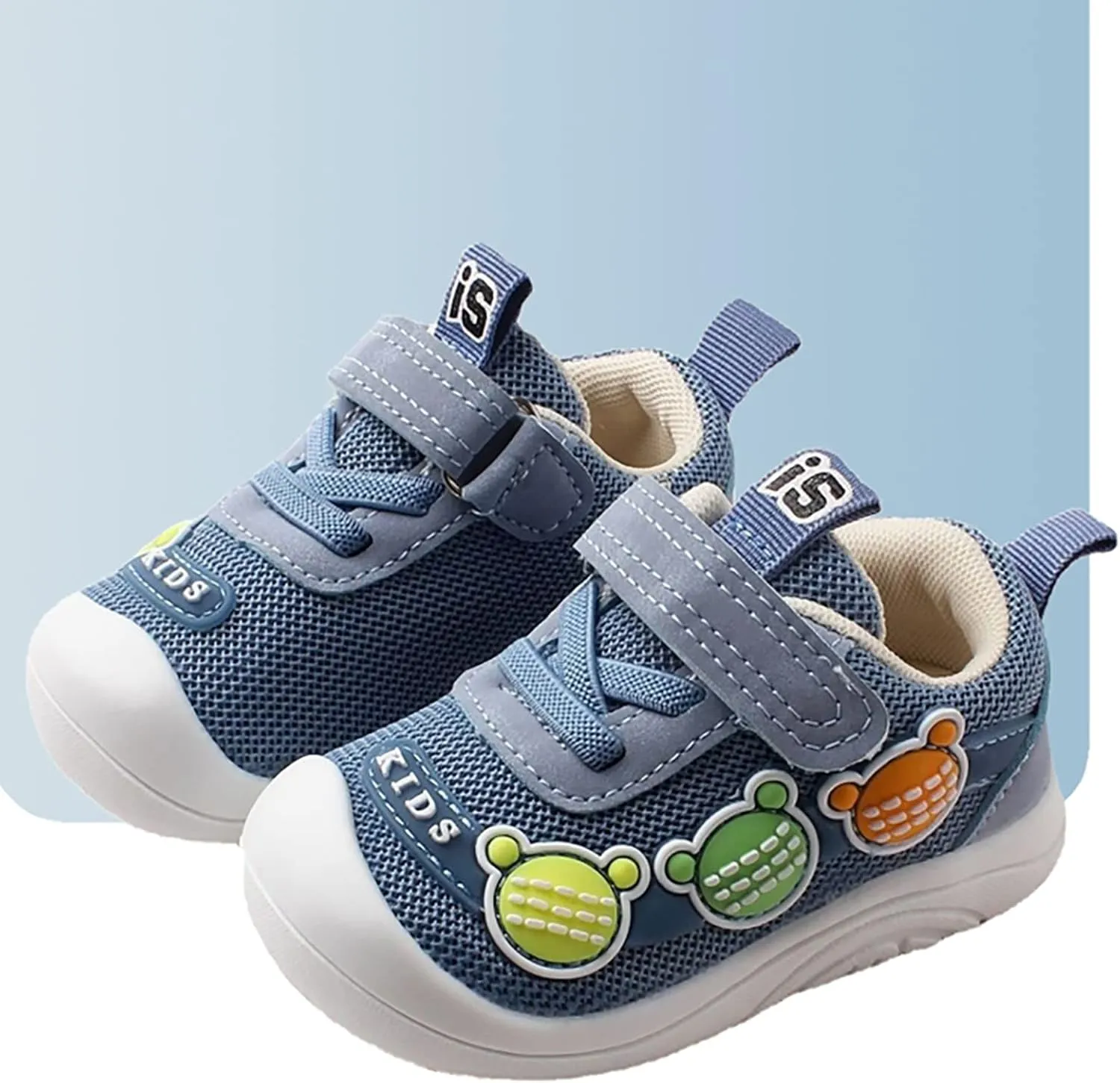 Infant Baby Boys Girls Sneaker Leather Soft Sole Non-Slip Outdoor Toddler Casual Shoes First Walking Athletic