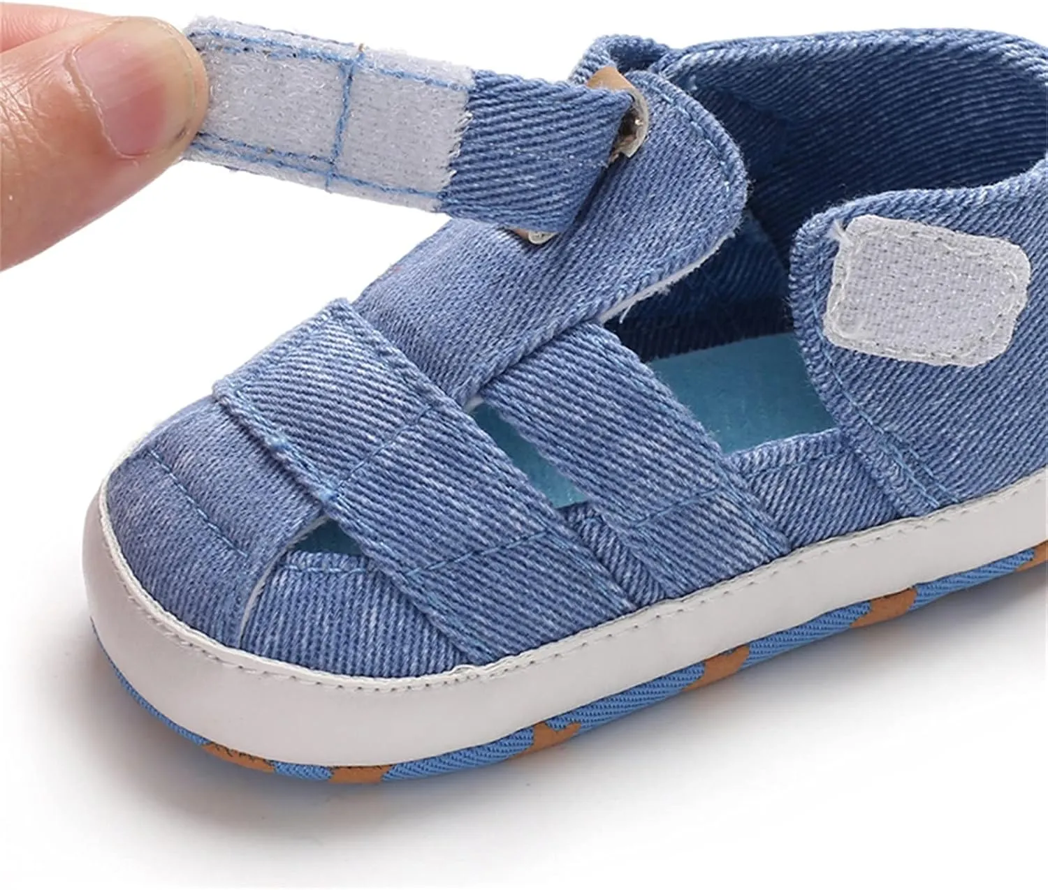 Infant Baby Boys Girls Summer Sandals Soft Sole Anti-Slip Newborn Toddler First Walkers Crib Athletic Shoes 0-18M
