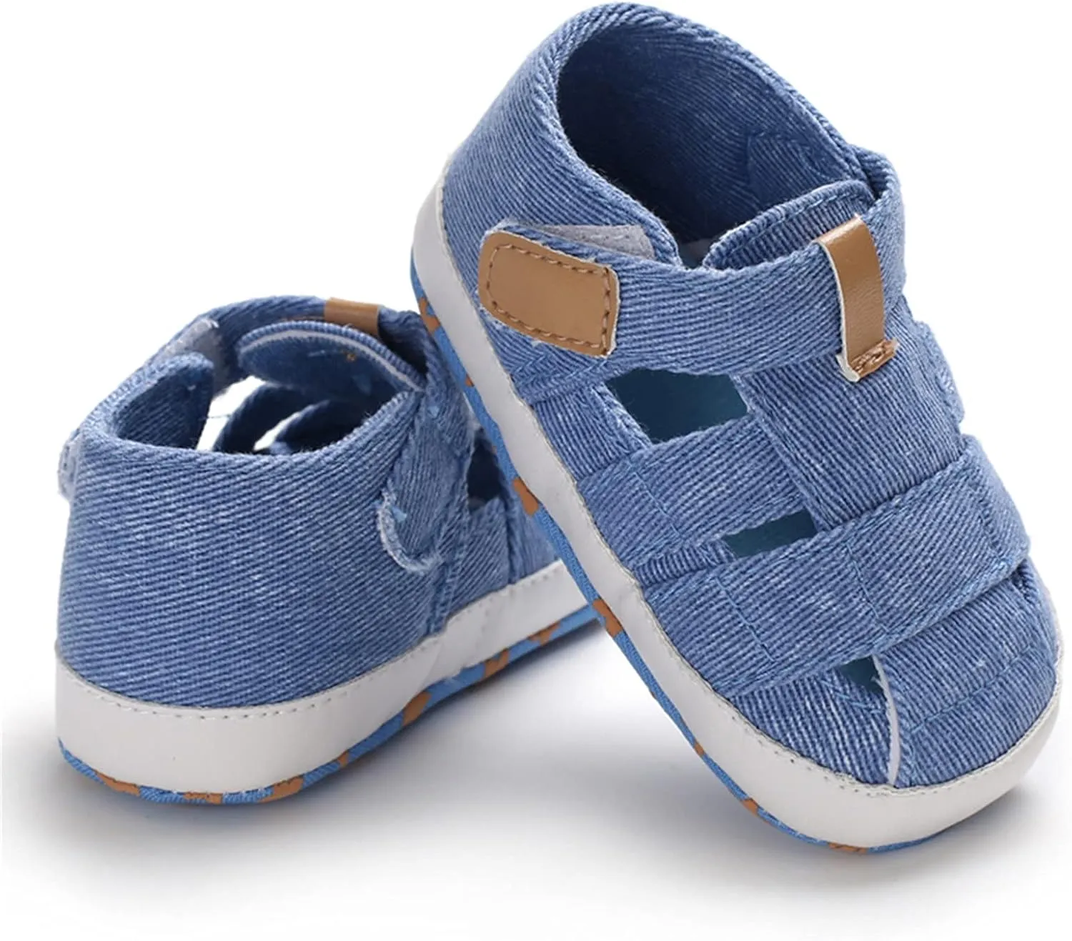 Infant Baby Boys Girls Summer Sandals Soft Sole Anti-Slip Newborn Toddler First Walkers Crib Athletic Shoes 0-18M