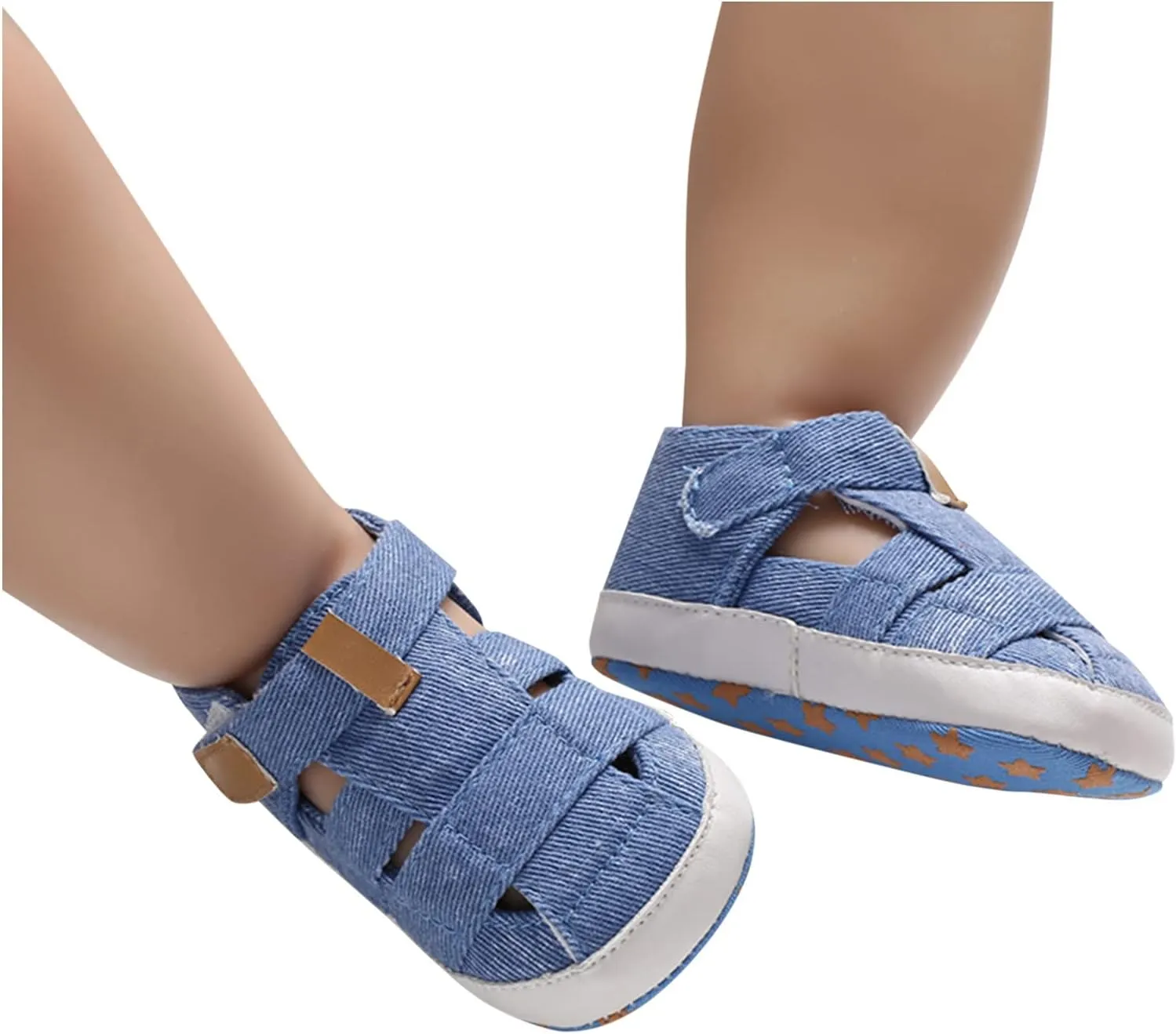 Infant Baby Boys Girls Summer Sandals Soft Sole Anti-Slip Newborn Toddler First Walkers Crib Athletic Shoes 0-18M