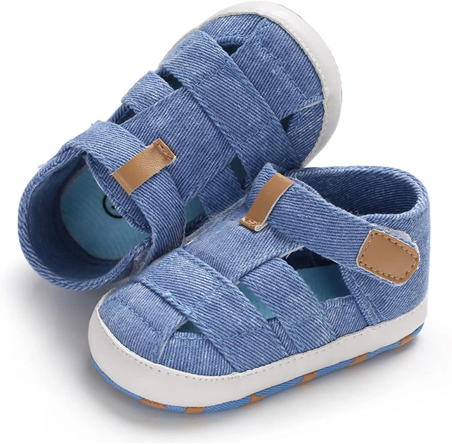 Infant Baby Boys Girls Summer Sandals Soft Sole Anti-Slip Newborn Toddler First Walkers Crib Athletic Shoes 0-18M