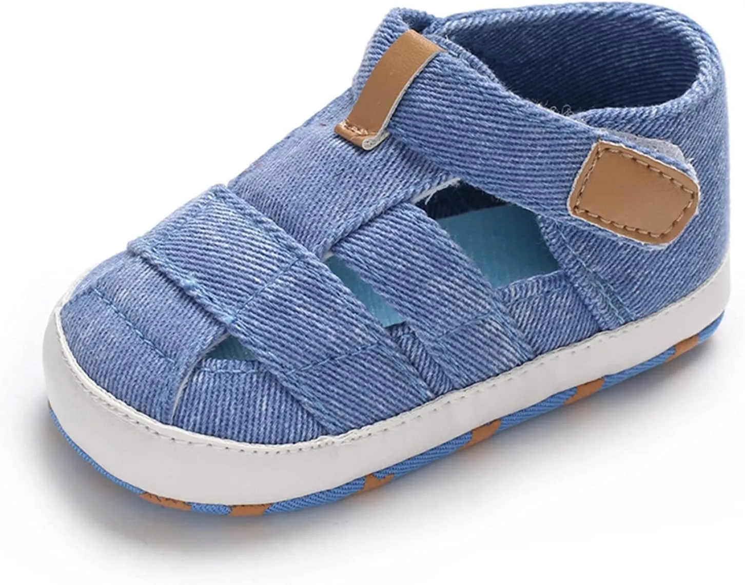 Infant Baby Boys Girls Summer Sandals Soft Sole Anti-Slip Newborn Toddler First Walkers Crib Athletic Shoes 0-18M