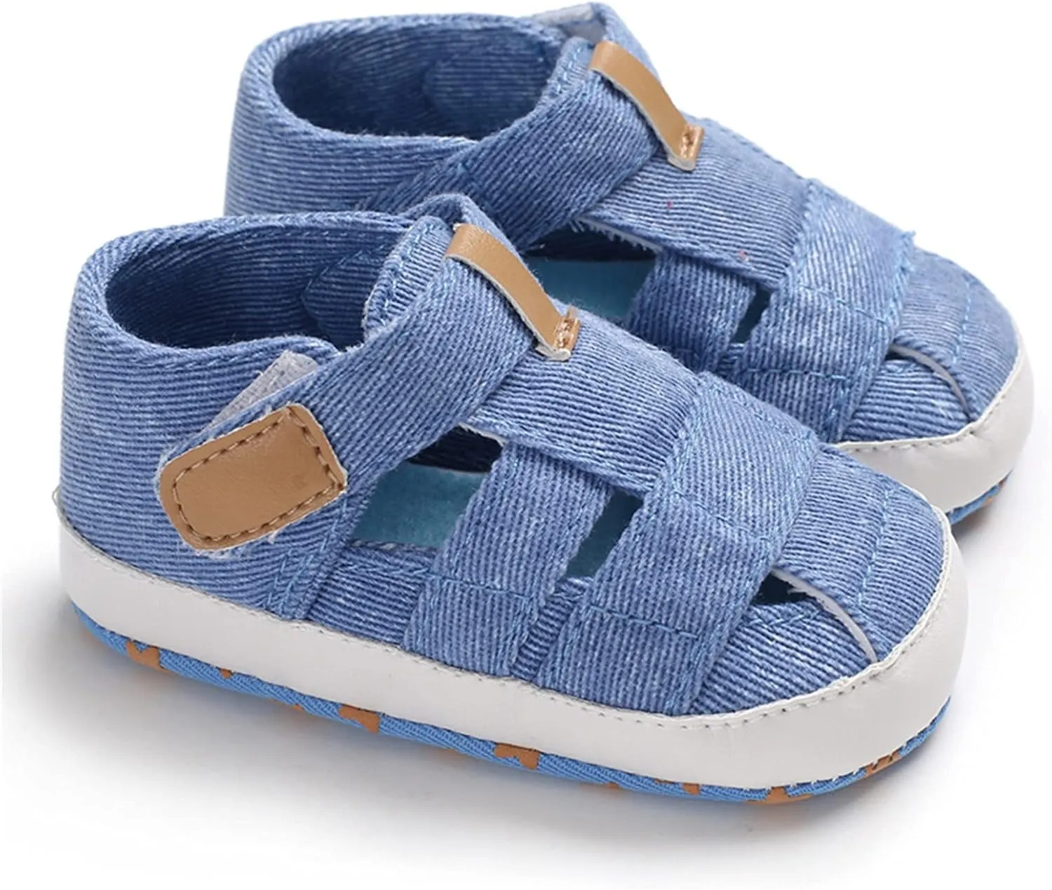 Infant Baby Boys Girls Summer Sandals Soft Sole Anti-Slip Newborn Toddler First Walkers Crib Athletic Shoes 0-18M