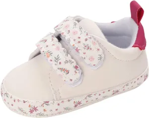 Infant Baby First Walking Shoes Toddlers Flat Bottom Non Slip Soft Sole Round Toe Comfortable Slip On Sports Shoes