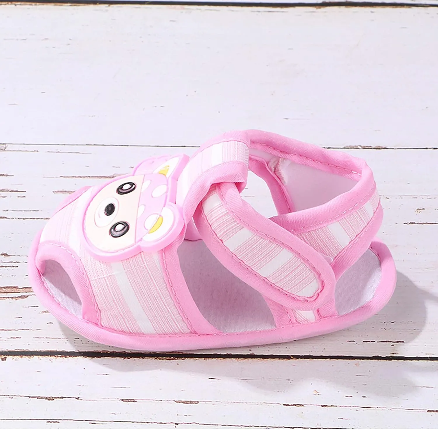 Infant Baby Girl Boy Cute Cartoon Bear Shoes Summer Casual Sandals Cotton Sole Newborn First Size 6 Sandals for Girls