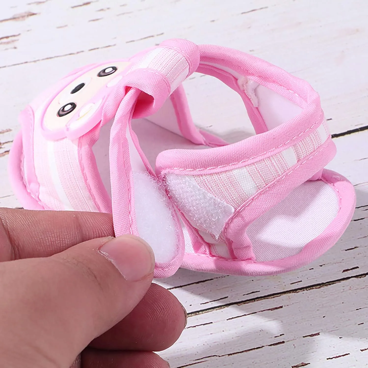Infant Baby Girl Boy Cute Cartoon Bear Shoes Summer Casual Sandals Cotton Sole Newborn First Size 6 Sandals for Girls