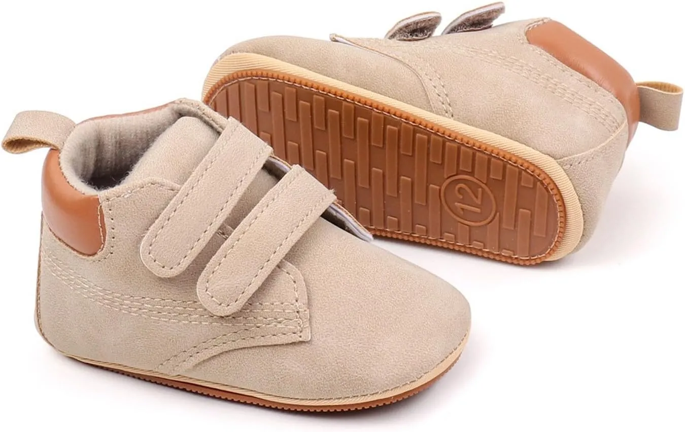 Infant Baby Girls Non Slip for Toddler Soft Warm Sole Leather Shoes Sneaker Christmas Princess Shoes