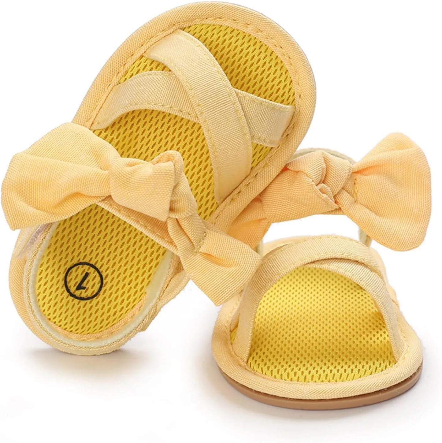 Infant Baby Girls Sandals Summer Bowknot Wedding Dress Flats Soft Sole Princess Shoes Cute Toddler First Walkers Dress Shoes