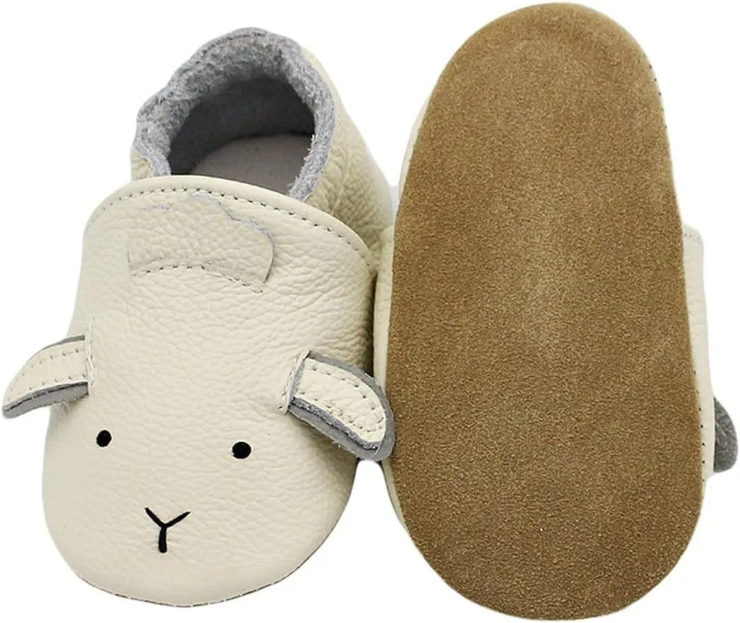 Infant Baby Soft Sole PU Leather Prewalker Shoes Infant Toddler Cute artoon Animal Slip-on Shoes Casual Slippers 3 Month Baby Hat