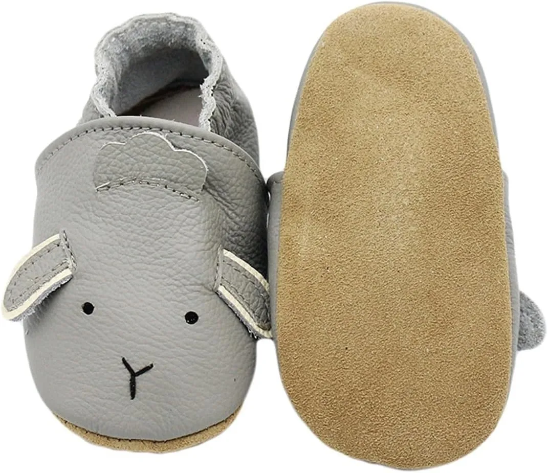 Infant Baby Soft Sole PU Leather Prewalker Shoes Infant Toddler Cute artoon Animal Slip-on Shoes Casual Slippers 3 Month Baby Hat