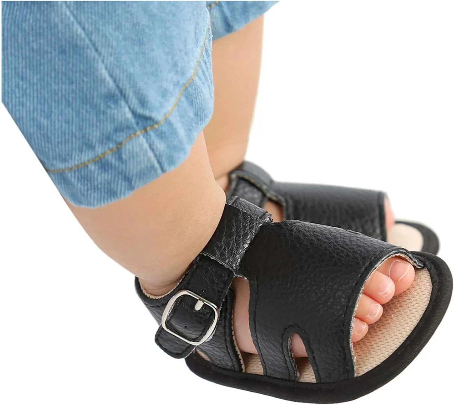 Infant Girls Cotton Rubber Sole Sandals Baby Soft Sole Non-Slip Boys Flat Walking Shoes Baby Shoes