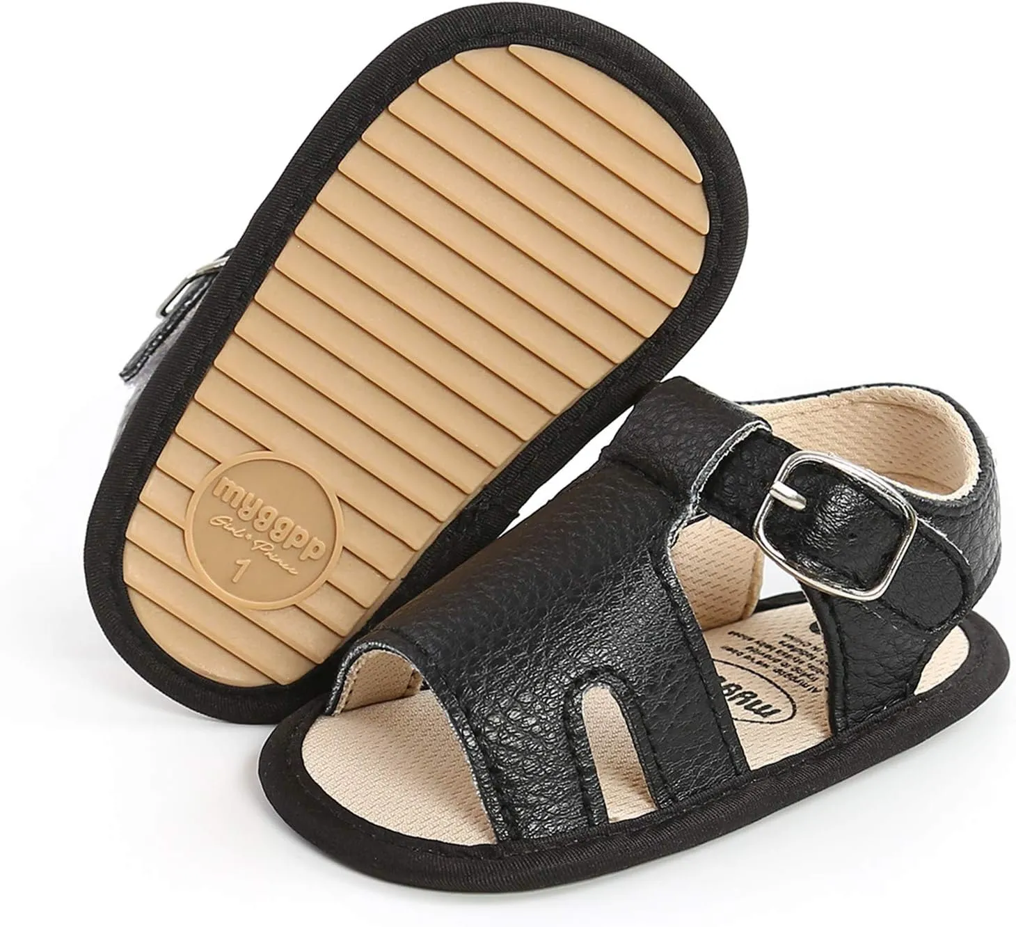 Infant Girls Cotton Rubber Sole Sandals Baby Soft Sole Non-Slip Boys Flat Walking Shoes Baby Shoes