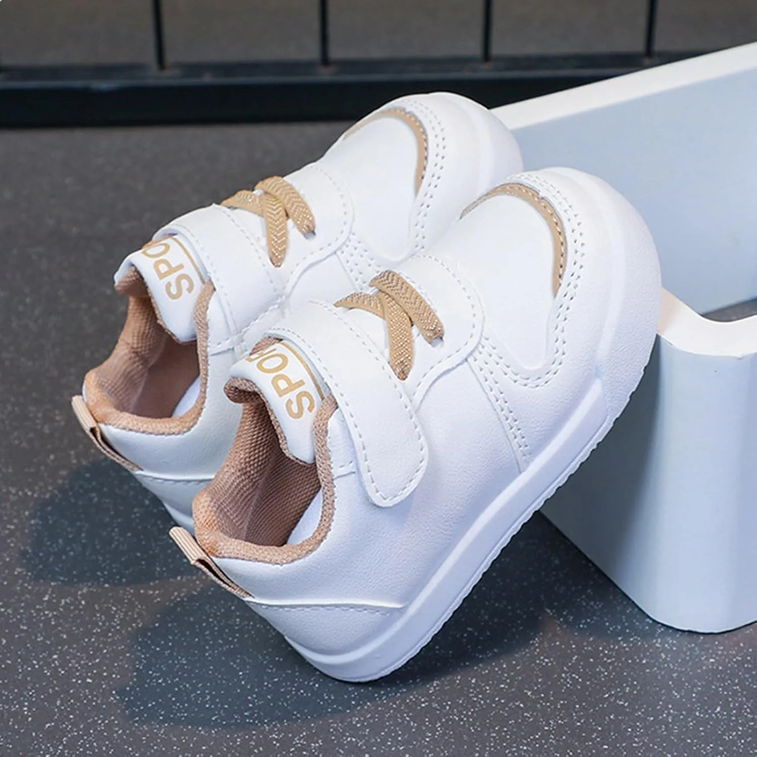Infant Non Slip Sneakers Baby Boy Girl Toddler Breathable Lightweight Non-Slip Soft Sole First Toddler Boy Canvas Shoes