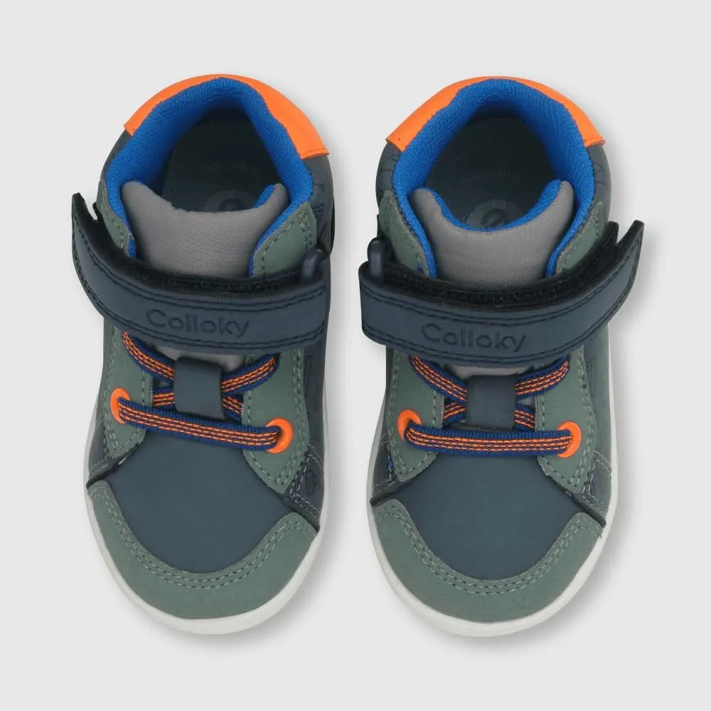 Infant Sneakers for Boys - Lightweight Shoes with Soft Soles & Adjustable Strap, Arch Support & Breathable Design - Washable Shoes