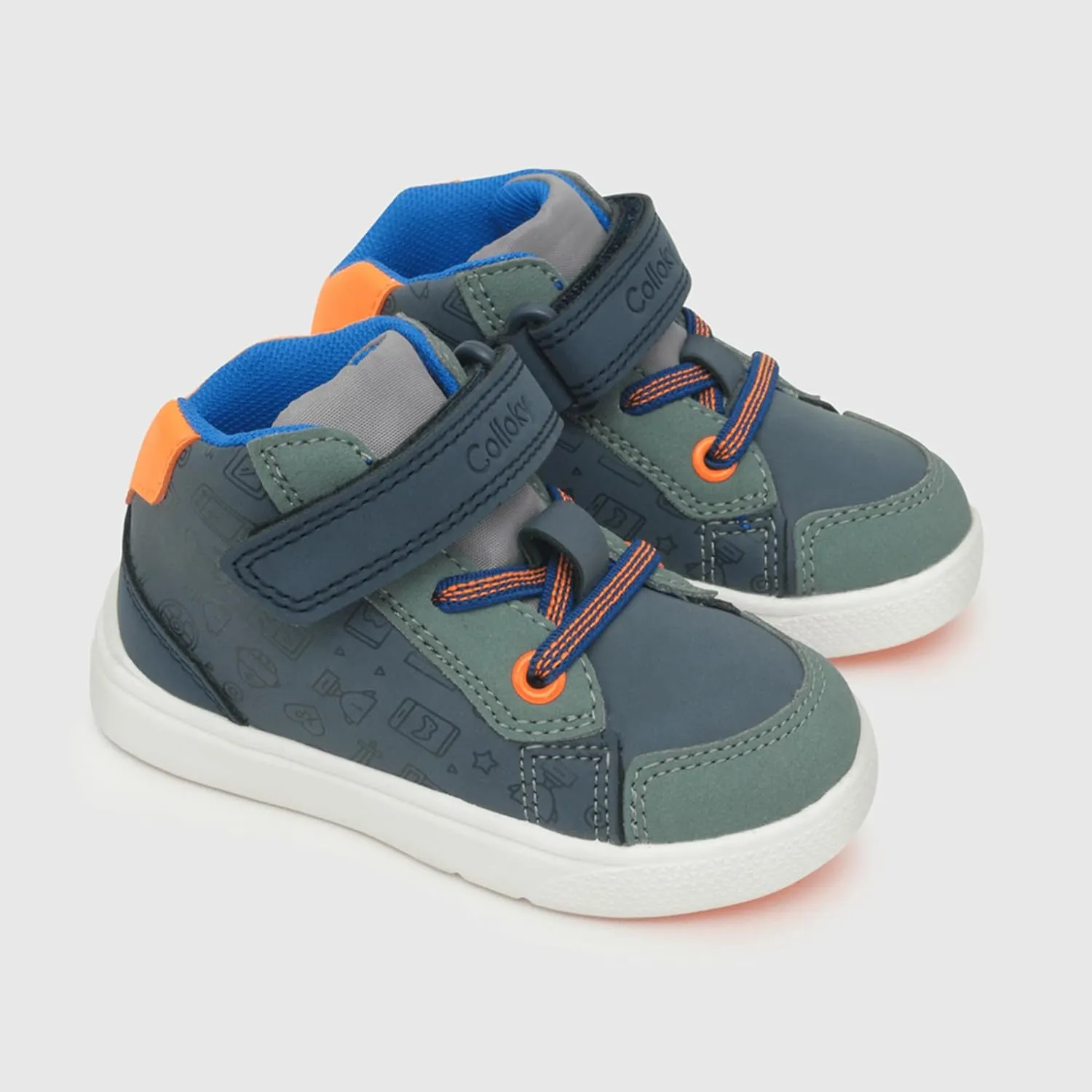 Infant Sneakers for Boys - Lightweight Shoes with Soft Soles & Adjustable Strap, Arch Support & Breathable Design - Washable Shoes