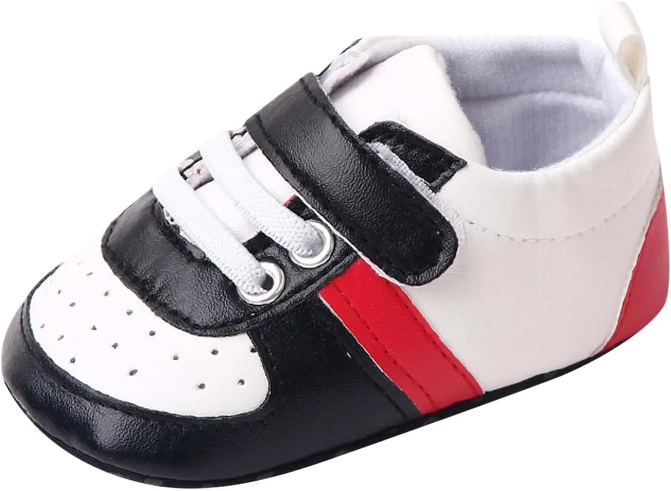 Infant Toddler Color Matching Prewalker Sneakers Baby Boys Girls Anti-Slip Soft Sole Lightweight First Step Shoes