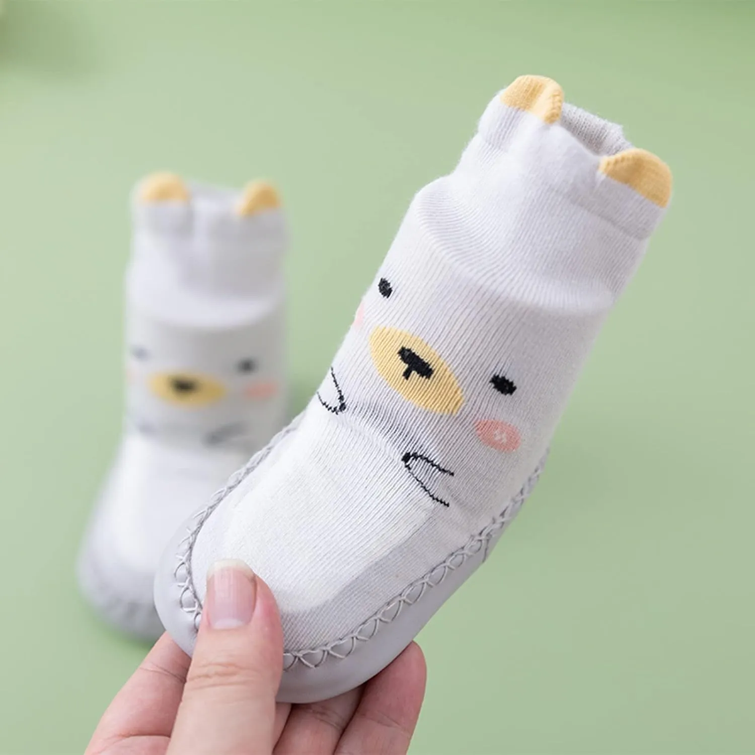 Infant Toddler Shoes Soft Sole Toddler Shoes Cartoon Print Breathable Non Slip Socks Socks Infant Toddler