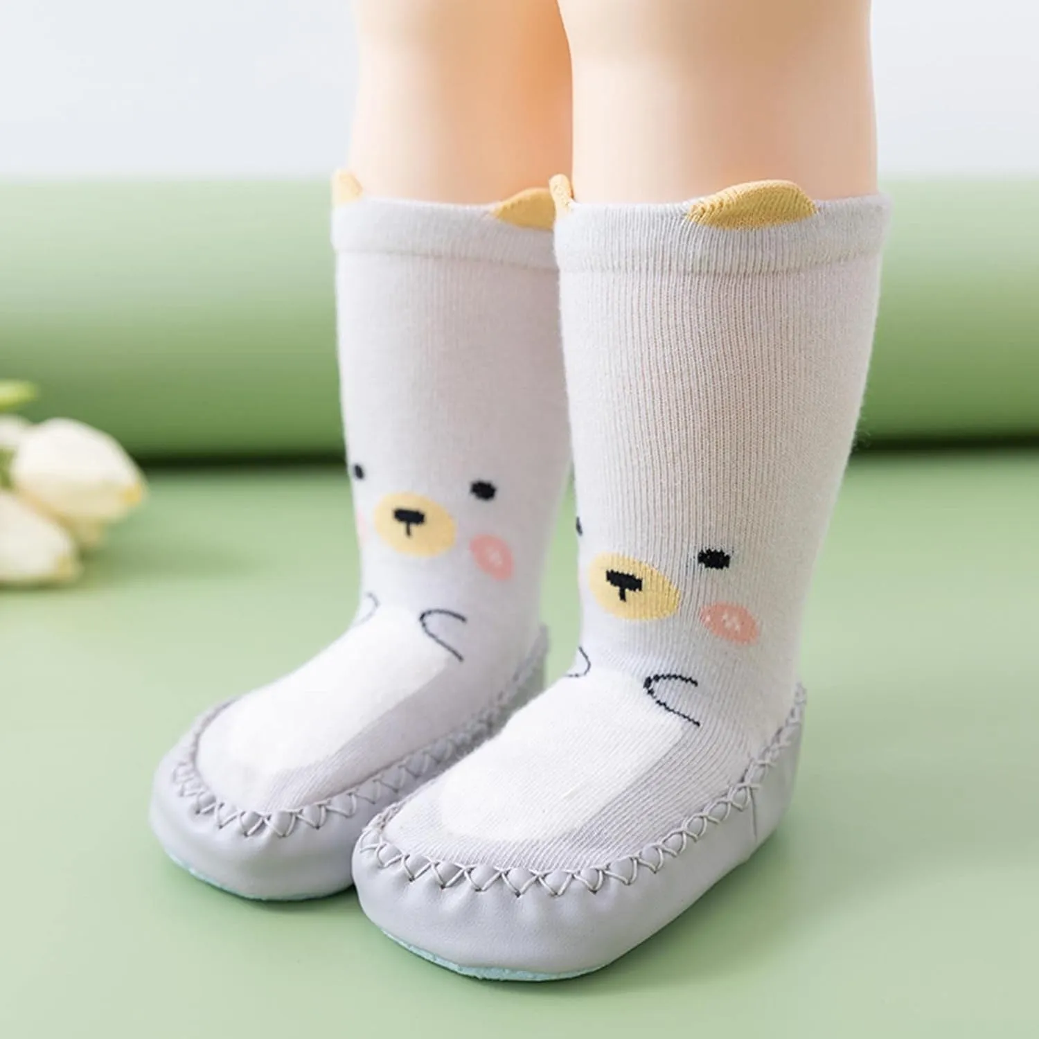 Infant Toddler Shoes Soft Sole Toddler Shoes Cartoon Print Breathable Non Slip Socks Socks Infant Toddler