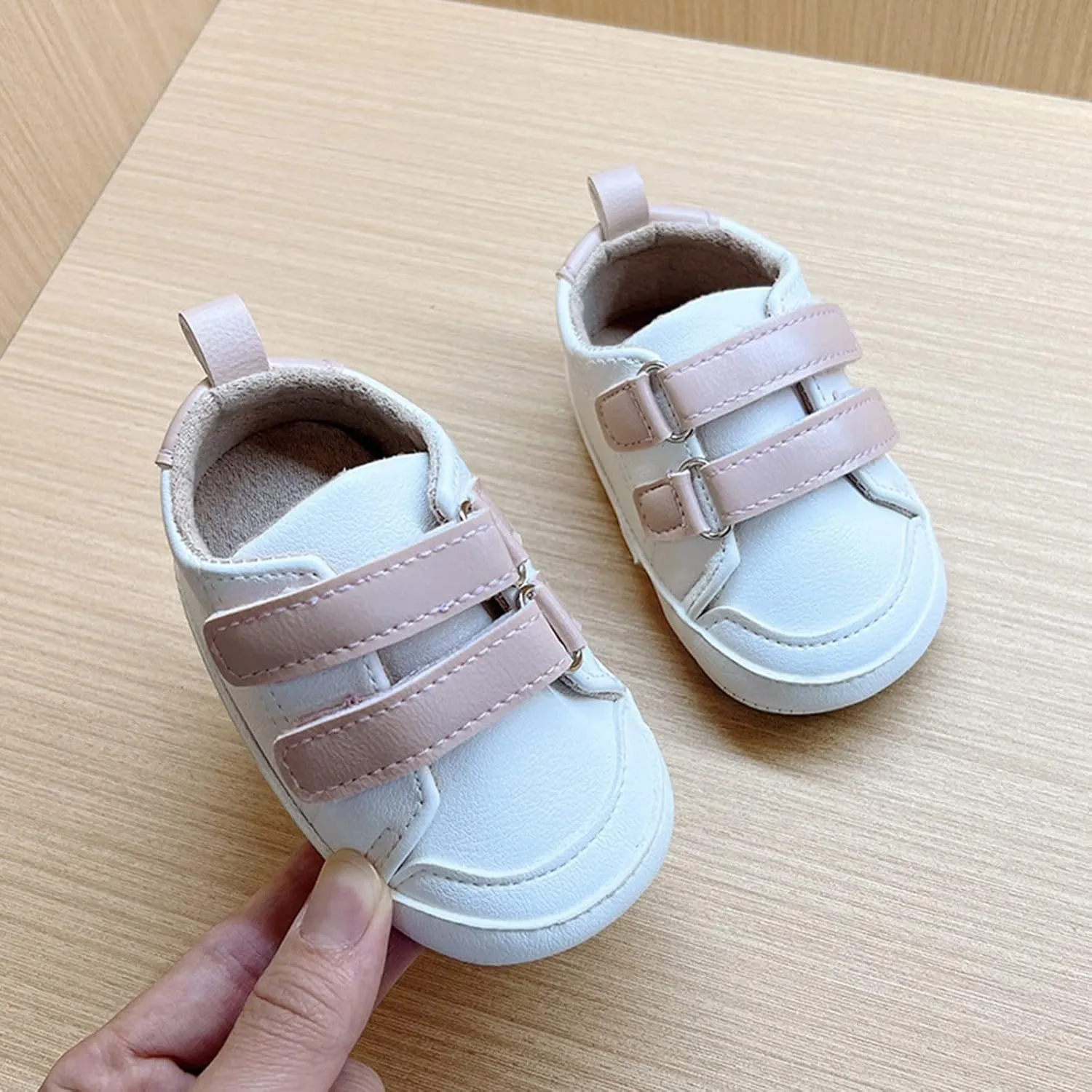 Infants Toddler Shoes Boys Girls Flat Bottom Soft Soles Lightweight Anti Slip Sports Sneakers Baby First Step Shoes