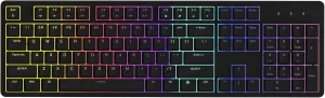 IROK FE87/104 RGB Mechanical Keyboard, Hot Swappable Gaming Keyboard, Customizable Backlit, Magnet Upper Cover Type-C Wired Keyboard for Mac Windows-Black/Brown Switch