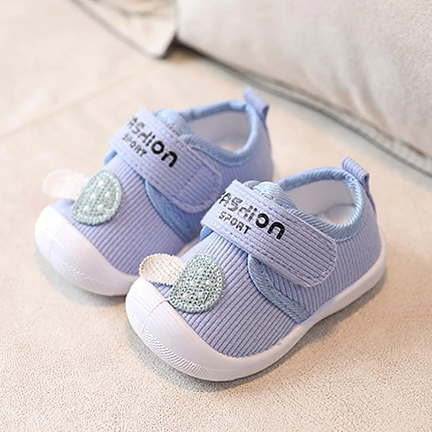 JINCAIHONG Baby Walking Shoes Boys Girls Breathable Barefoot Sneakers Lightweight Non Slip Footwear for Infants