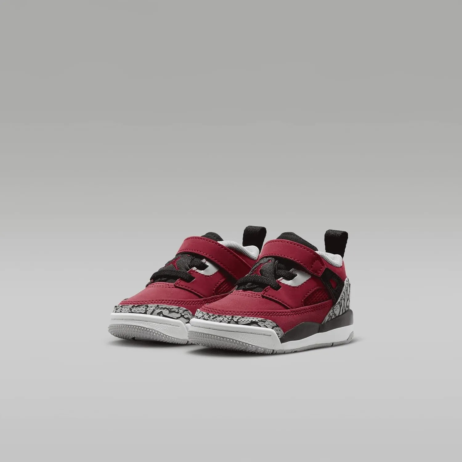 Jordan Spizike Low Baby/Toddler Shoes (FQ3952-600, Gym Red/Wolf Grey/Cool Grey/Black)