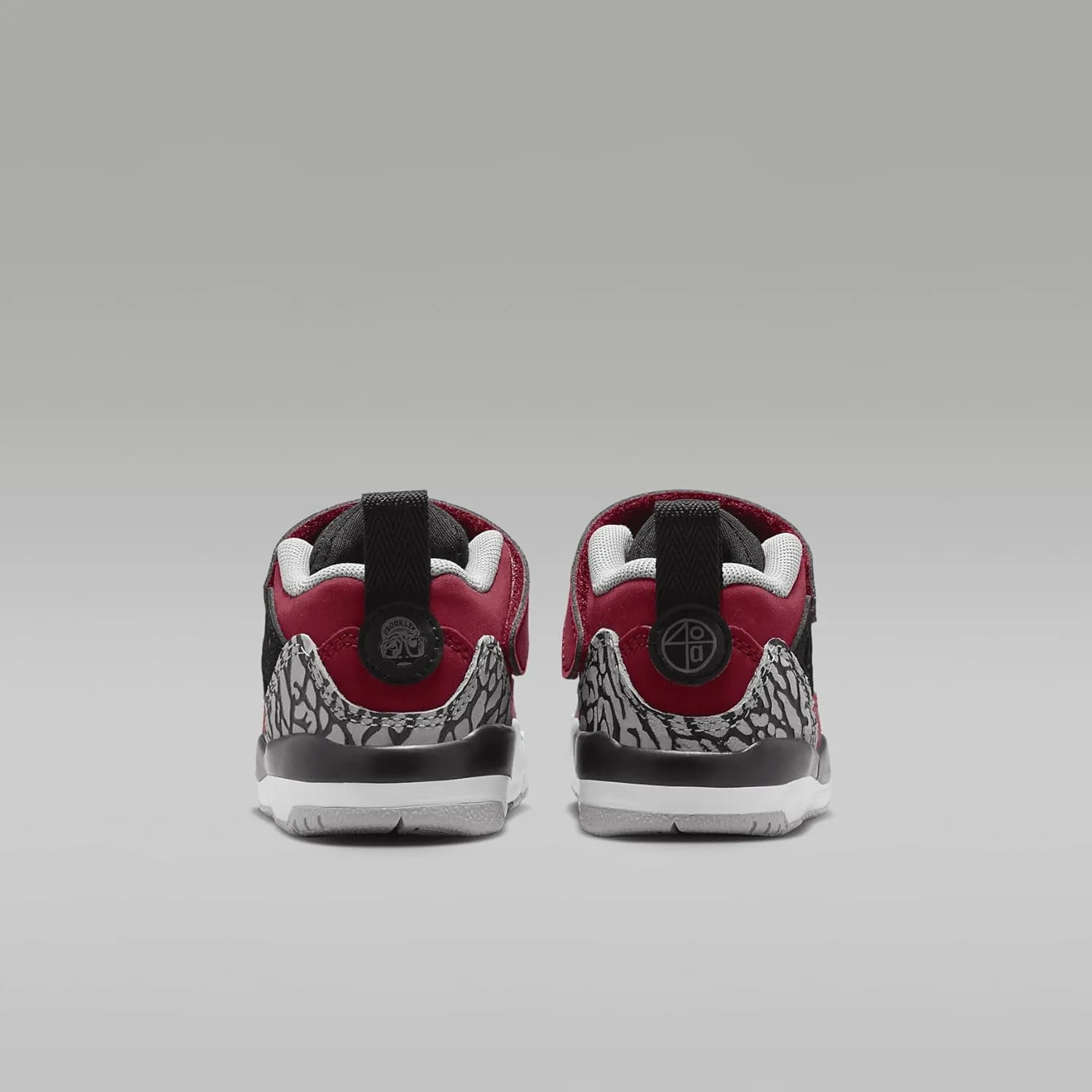Jordan Spizike Low Baby/Toddler Shoes (FQ3952-600, Gym Red/Wolf Grey/Cool Grey/Black)
