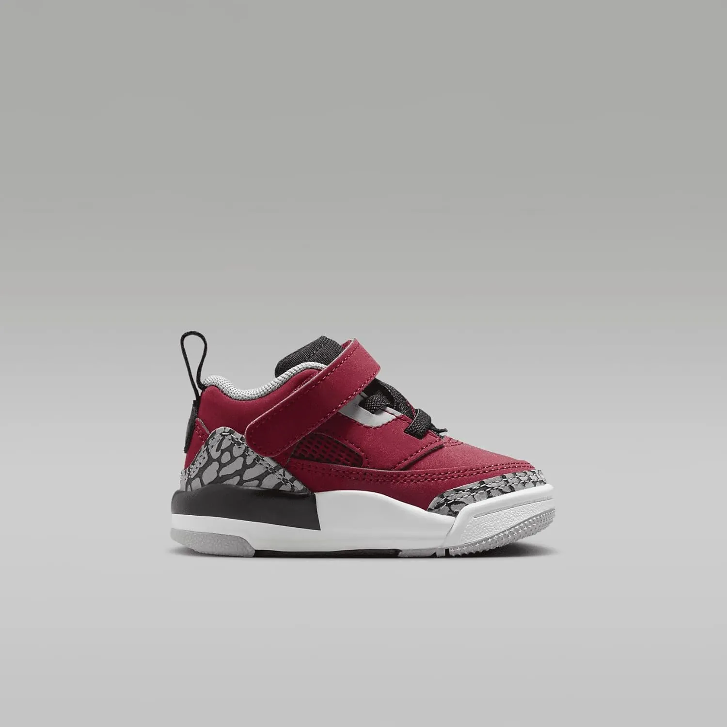 Jordan Spizike Low Baby/Toddler Shoes (FQ3952-600, Gym Red/Wolf Grey/Cool Grey/Black)