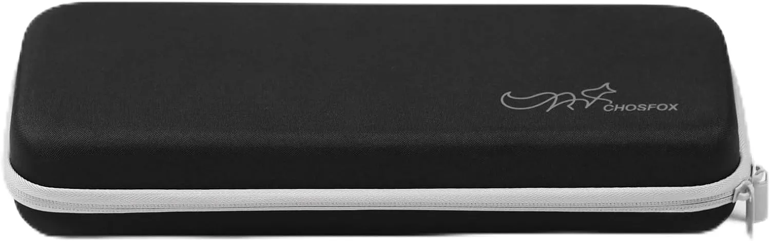 Keyboard Carrying Case for 60-65% Mechanical Gaming Keyboards,Hard Shell Protection for Keychron K6/K6 Pro/Q2 Pro/Q2 Max,Origins 65,Storage for Phone,Cables,USB Flash Drive,Daily