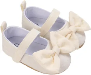 kid sandal girl Jane with Bownot Non Slip Soft Sole PU Leather Newborn Infant Toddler Cirb Dress Shoes 0 12 Months Girls