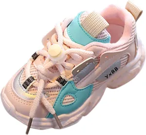 Kids Girls Sports Shoes Casual Single Shoes First Walkers Shoes Summer Outdoor Soft Breathable Sports Shoes Girl Wedges