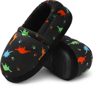 Kids Slippers Boys House shoes Anti Skid Bedroom Dinosaur