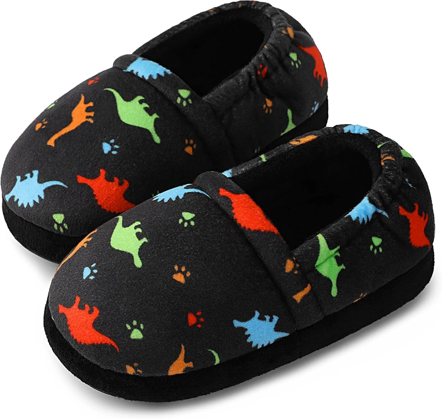 Kids Slippers Boys House shoes Anti Skid Bedroom Dinosaur
