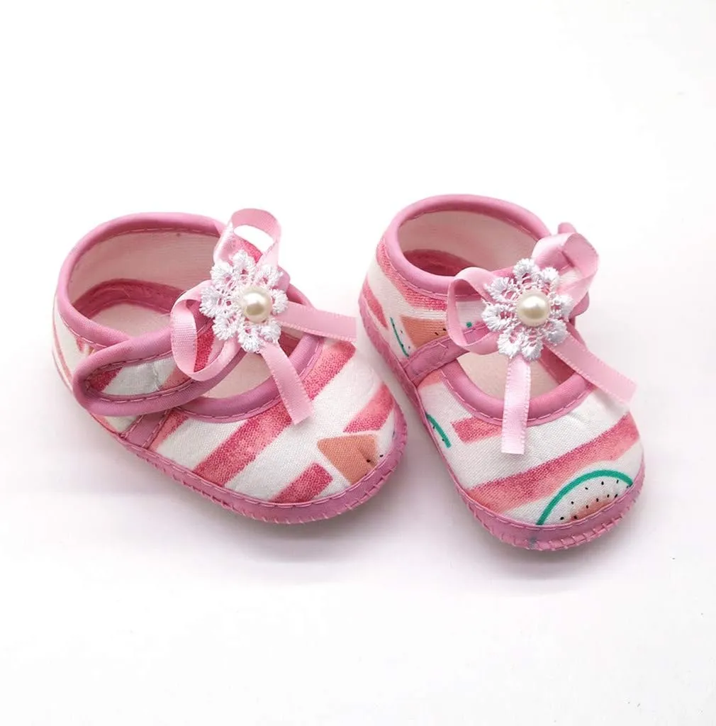 Kids Tennis Shoes Size 11 Soft Shoes Sole Prewalker Baby Girls Sandals Printing Single Watermelon Baby Shoes Size 3 Baby Girl Sneakers